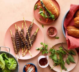 Impossible Lemongrass Skewers